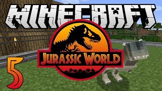 Minecraft Jurassic World  Ep 5  quotCarnotaurus Dinosaurquot Rexxit Modpack [upl. by Calise818]