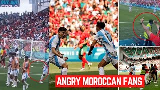 Argentina Last Min Goal Disallowed  Morocco Fans Got Angry Reaction😡 [upl. by Borg]