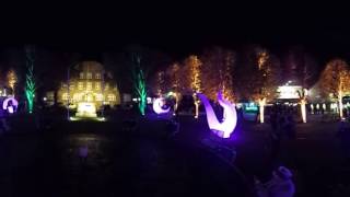 Erster Abend der 3 Büsumer Lichterwoche vor dem Rathaus in 360 Grad [upl. by Adikam]