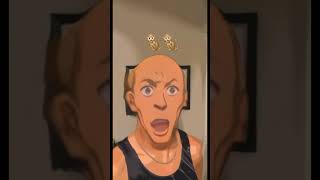 The ANIME FILTER 🦹 gave me HAIR 💈💇‍♀️ comedy funny alopecia filter ai bald [upl. by Idieh]