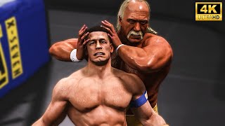 WWE2K24  John Cena vs Hulk Hogan  Iron Man Match [upl. by Notsuj]