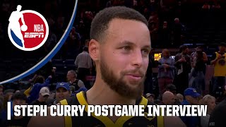 Steph Curry breaks down his gamewinning 3 for Warriors to beat Suns  NBA on ESPN [upl. by Aribold709]