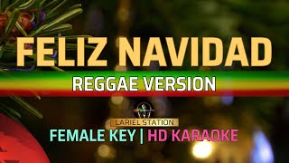 Feliz Navidad  KARAOKE  Female Key [upl. by Hendricks]