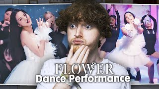 SHE IS SHINING JISOO  FLOWER Dance Performance Video  Reaction [upl. by Nahsyar]