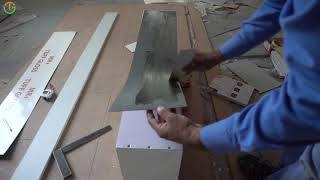 WPCPVCPlywood sheet per laminate kaise paste kare  How to apply HEATX fevicol on wpcpvc  ply [upl. by Bultman]