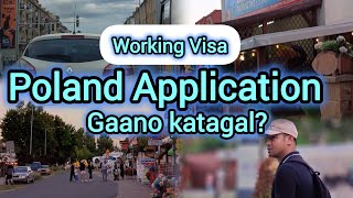 POLAND WORKING VISA APPLICATION Gaano nga ba katagal ang Pocessing [upl. by Einnij]