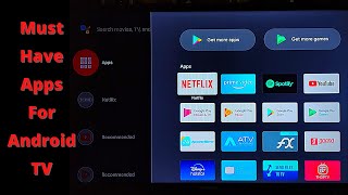 Must Have Apps For Android Smart TV  Android TV Box [upl. by Prud570]