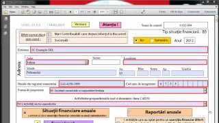 Exportul in format XML al datelor dintro declaratie ANAF [upl. by Bashee12]