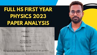 AHSEC 2023 PHYSICS SOLVED PAPER 1st Year  PATTERN CLASSES  Assamese Explanation [upl. by Anomer]