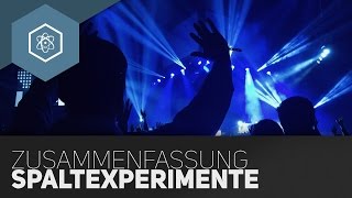 Spaltexperimente – Zusammenfassung fürs PhysikAbi [upl. by Nahtonoj]