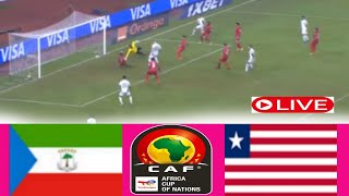 🔴LIVE  EQUATORIAL vs LIBERIA ● Live Stream Africa Cup Of Nations Qualification  Official Group [upl. by Hibben]