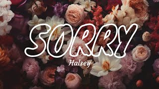 SORRY  HALSEY [upl. by Attenat886]