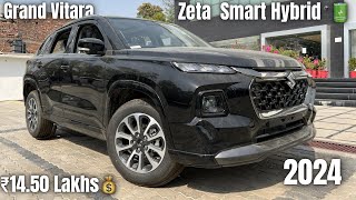 Smart hybrid under 15 lakhs ✅  Maruti Suzuki Grand Viatara Zeta Smart Hybrid 2024  Hariom Sharma [upl. by Yuk560]