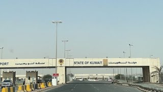 kuwait 🇰🇼 to 🇸🇦 saudi arabia border city khafji visit [upl. by Tica]