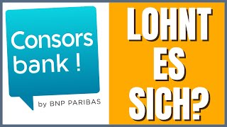 Consorsbank Girokonto 2024 Wie gut ist es [upl. by Mukerji]