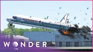 Northwest Airlines Flight 255 Crashes Immediately After TakeOff  Mayday  Wonder [upl. by Mirabelle]