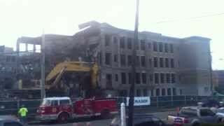 Old Quincy High School Demolition [upl. by Sivam]