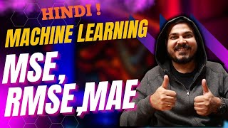 Mean Sqaured Error Mean Absolute Error And RMSE In Hindi Linear Regression  Krish Naik Hindi [upl. by Sueaddaht576]