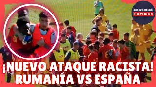 INSULTOS RACISTAS CONTRA EL JUGADOR ESPAÑOL ELIJAH GIFT EN EL PARTIDO ENTRE RUMANÍA Y ESPAÑA SUB19 [upl. by Giwdul]