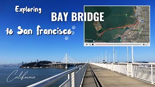 Walking Tour 4K Explore Bay Bridge connecting Oakland and San Francisco ambience sound [upl. by Tham]