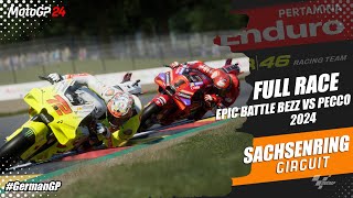 MotoGP™️24❗BEZZ KALAHKAN PECCO DI SACHSENRING😱❓ RACE GERMAN 2024🏁GermanGP REPLAY TV [upl. by Ahsirahc]