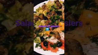 salade de gésiers de poulet ❓❓ shorts nadiaaouane subscribe shortvideo youtubeshorts shortcook [upl. by Osei]