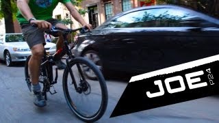 Tern Joe P24  Folding commuter bike review Video [upl. by Tijnar]