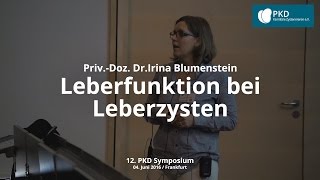 Leberfunktion bei Leberzysten und ADPKD  Priv Doz Irina Blumenstein [upl. by Airamat502]