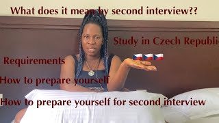 What you need to do once you are called for second interview  study in Czech Republic [upl. by Xilef244]