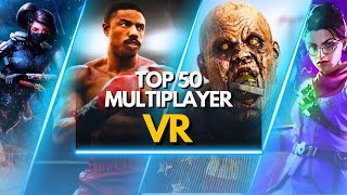 TOP 50 BEST MULTIPLAYER VR GAMES OF 2024 [upl. by Oehsen]