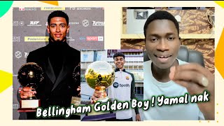 Officiel Bellingham golden Boy  Lamine Yamal Aussi Golden boy des … [upl. by Ardnuahs]