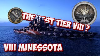 Minnestota the best tier VIII for me in World of Warships Legends wowslegends wows [upl. by Trebornhoj]