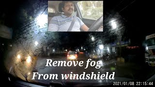 Hyundai creta how to stop fogging up of windshield  Dashcam Dasher vlogs [upl. by Kieran]