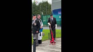 Dedication service for memorial to remember the fallen from Pontrhydyrun Croesyceiliog amp Llanyrafon [upl. by Schroeder]