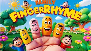 Finger Family Rhyme for Kids  Fun and Engaging Nursery Rhyme LEARN kario G [upl. by Allan136]