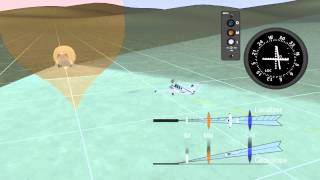 Aviation Animation  Flying an ILS approach  How The ILS system works in flight [upl. by Lebama322]