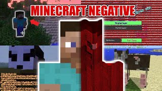 Spiele NIEMALS Minecraft NEGATIVE Verfluchte Version [upl. by Ibok]