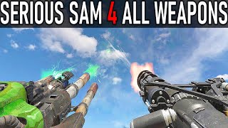 Serious Sam 4  All Weapons Showcase [upl. by Kella453]