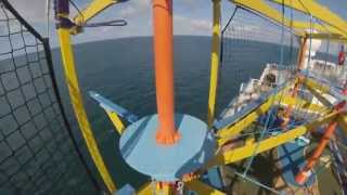 Norwegian Breakaway Ropes Course The Plank part 2 [upl. by Lain]