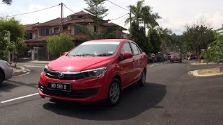 Perodua Bezza 2016 10 Standard G amp 13 Advance  Roda Pusing Review [upl. by Nannek]