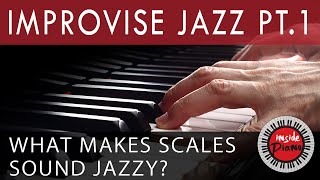 How to improvise Jazz Piano Part 1 The Bebop Scale [upl. by Ellis794]