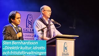 Invigningstal Sten Bernhardsson 7e salsals internationell poesifestival [upl. by Eduardo]