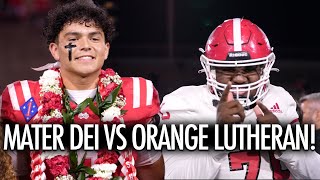 1 Mater Dei vs Orange Lutheran  LEAGUE FINALE [upl. by Morganstein]