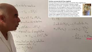 Solution concentrée de leau oxygénée [upl. by Vitkun939]