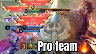 PRO TEAMMATES ENEMY CANT FIGHT BACK TOO MUCH POWERFUL🔥HONOR OF KINGS [upl. by Eveivenej237]