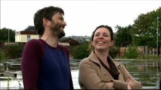 David Tennant amp Olivia Colman on the set of Broadchurch [upl. by Cecile]