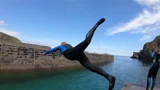 Jacks first go at Harbour Jumping [upl. by Ybreh]