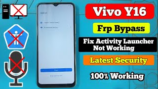 Vivo Y16 Frp Bypass New Security 2024  Frp Bypass 100 Working  Y16 Frp Bypass without pc [upl. by Neelyahs158]