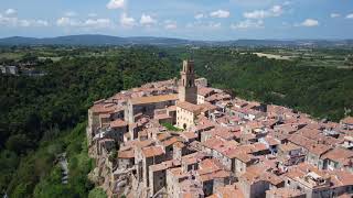 Pitigliano  la piccola Gerusalemme   Drone Dji mini 2 4k [upl. by Nasas990]