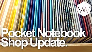 ▲ EASY Staple Bind  Pocket Notebook Shop Update  Bookbinding Basics ep 22 [upl. by Calmas]